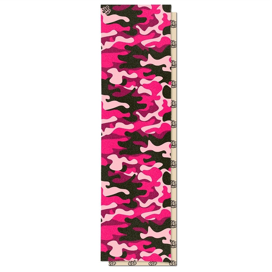 Шкурка для скейтборда Dip Grip CAMO: PINK/BLACK
