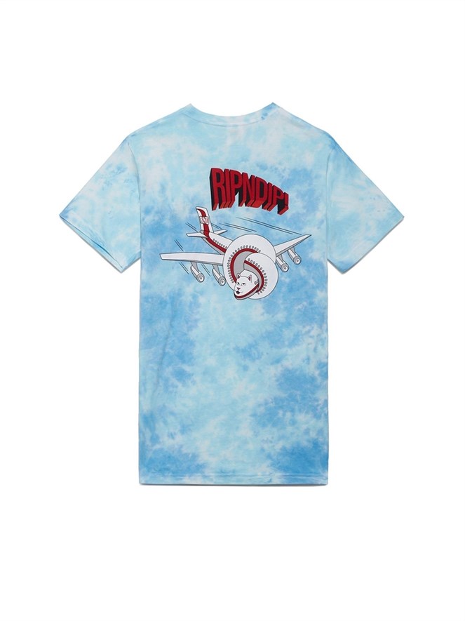 Футболка RIPNDIP Flying High Tee Blue Tie Dye