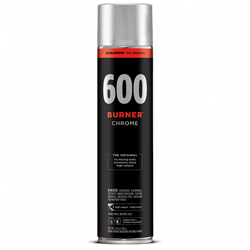 Аэрозольная краска Molotow BURNER ХРОМ 600МЛ 940397