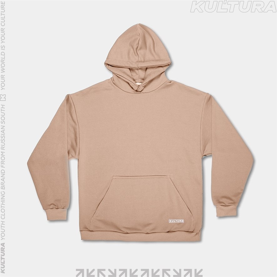 Худи КУЛЬТУРА oversize  "basic", какао