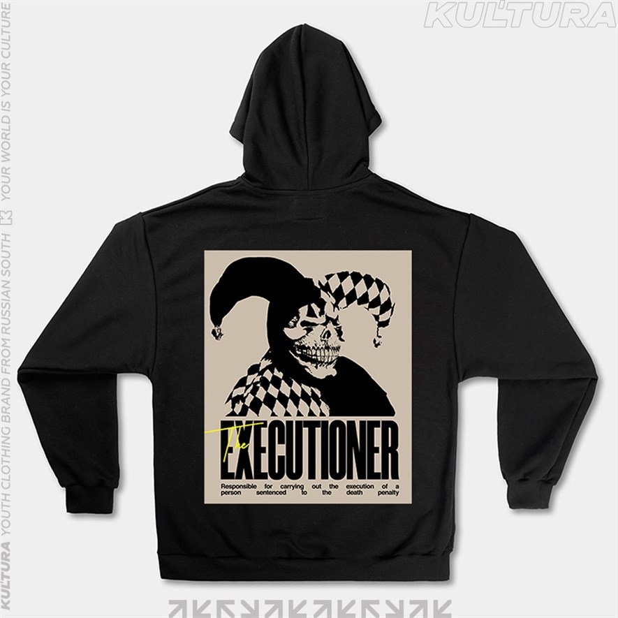 Худи КУЛЬТУРА oversize  "EXECUTIONER", черный