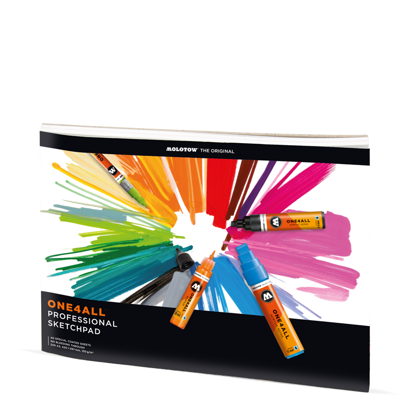 Molotow ARTPAD ONE4ALL A3 Книга 40 страниц 150 гр/м? 801105