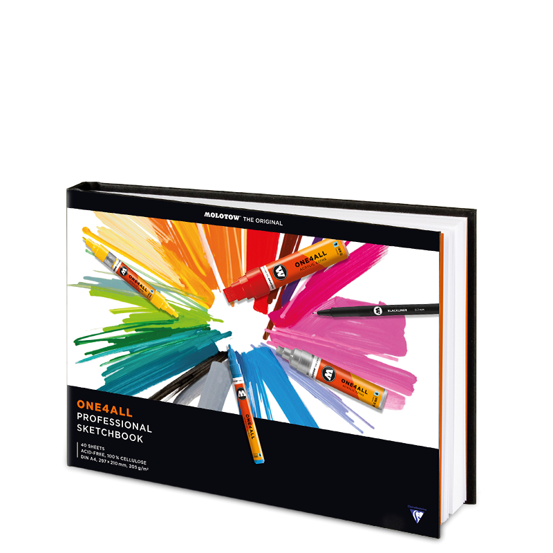 ONE4ALL Professional Sketchbook DIN A4 801201 гориз.