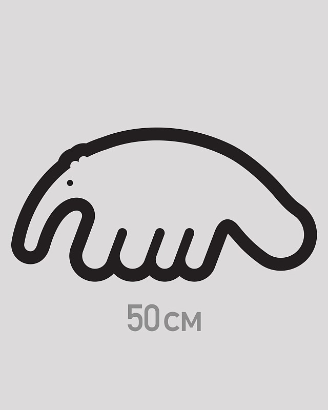 Наклейка ANTEATER Sticker-Big-Logo-Black