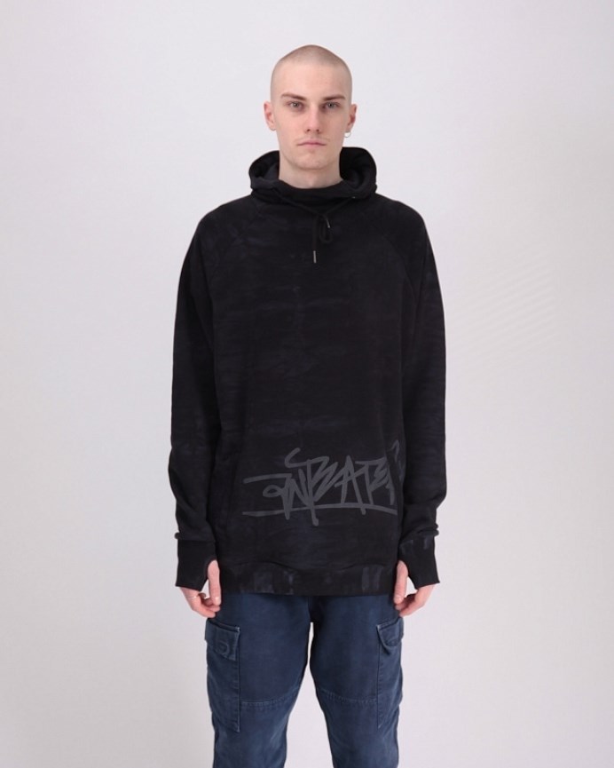 Толстовка ANTEATER Hoodie-Tie-Dye-Black