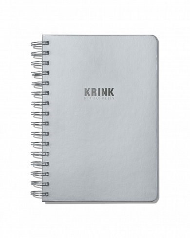 KRINK SPIRAL NOTEBOOK SILVER 100страниц 14.70x21.1см