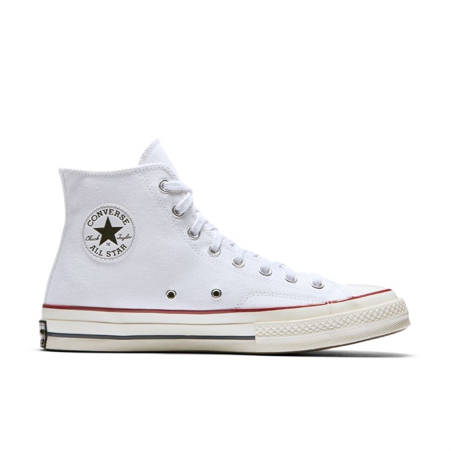 Converse кеды Chuck 70 HI WHITE/GARNET/EGRET 162056