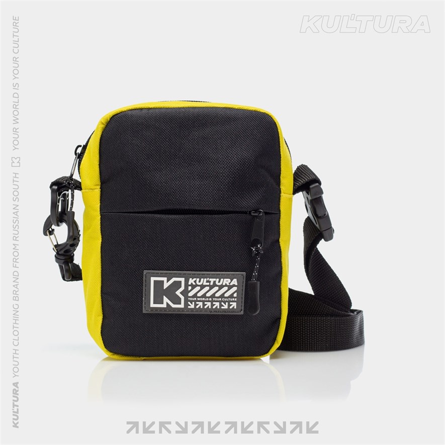 Cумка мессенджер КУЛЬТУРА "BOX LOGO", желтый