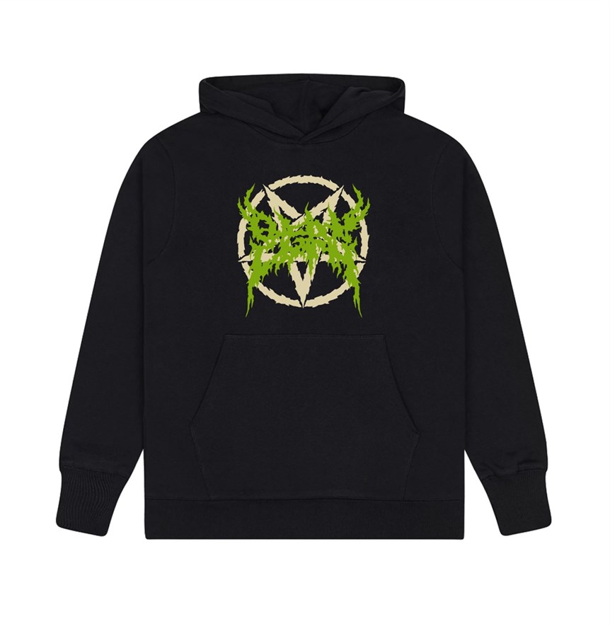 Худи Oldy Green Logo черный