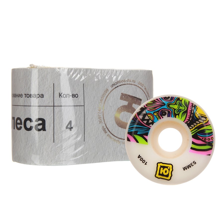 Комплект колес Юнион Totem fun, 53mm/100a, F2