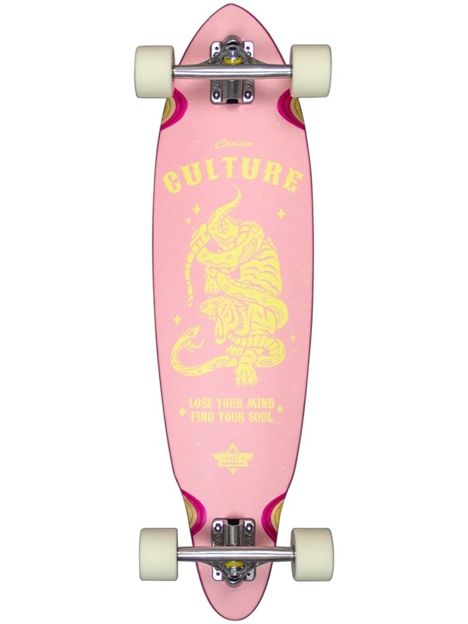 Лонгборд Dusters CULTURE LONGBOARD  PINK/YELLOW (33)