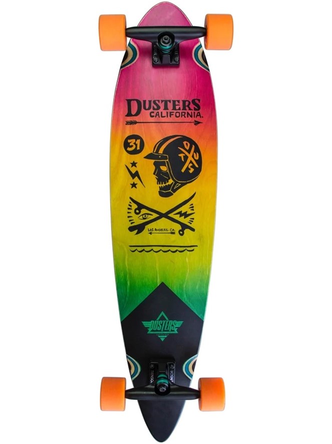 Лонгборд Dusters MOTO FADES LONGBOARD   PINK/ORANGE/TEAL (37)