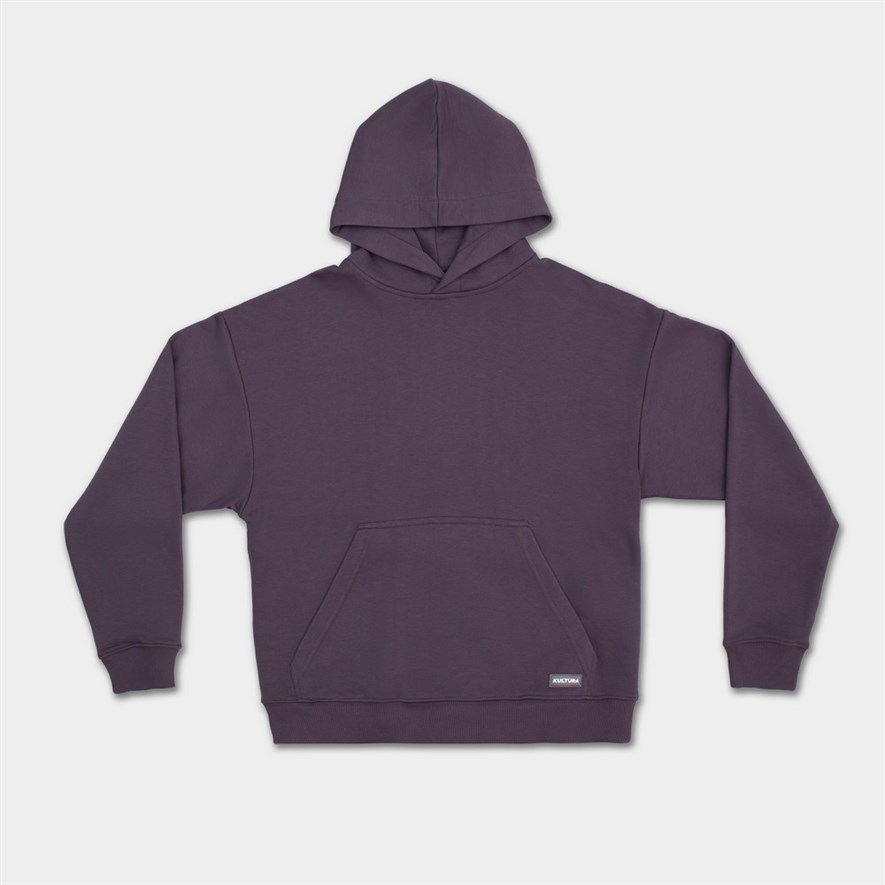 Худи КУЛЬТУРА oversize  "basic", фиолетовый