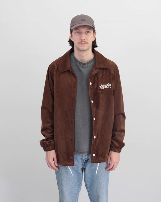 Куртка ANTEATER Coachjkt-Vlvt-Brown