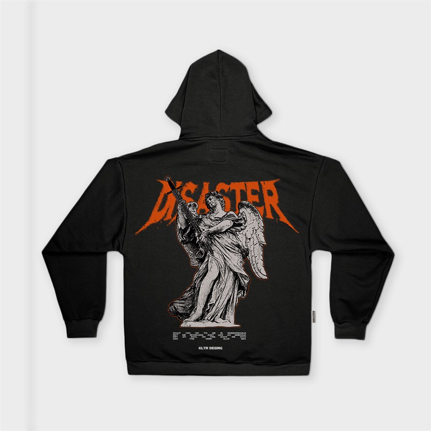 Худи КУЛЬТУРА oversize "Disaster",  черный