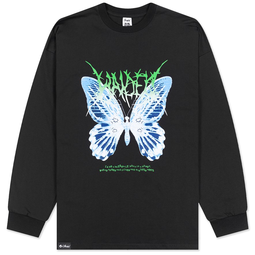 Лонгслив Горе PAPILIO RLXD LS TEE black