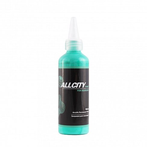Allcity заправка Acrylic Permanent paint white 100мл.