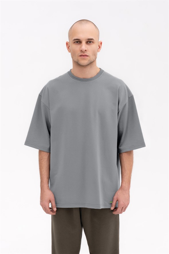 Футболка КУЛЬТУРА oversize "Basic", серый
