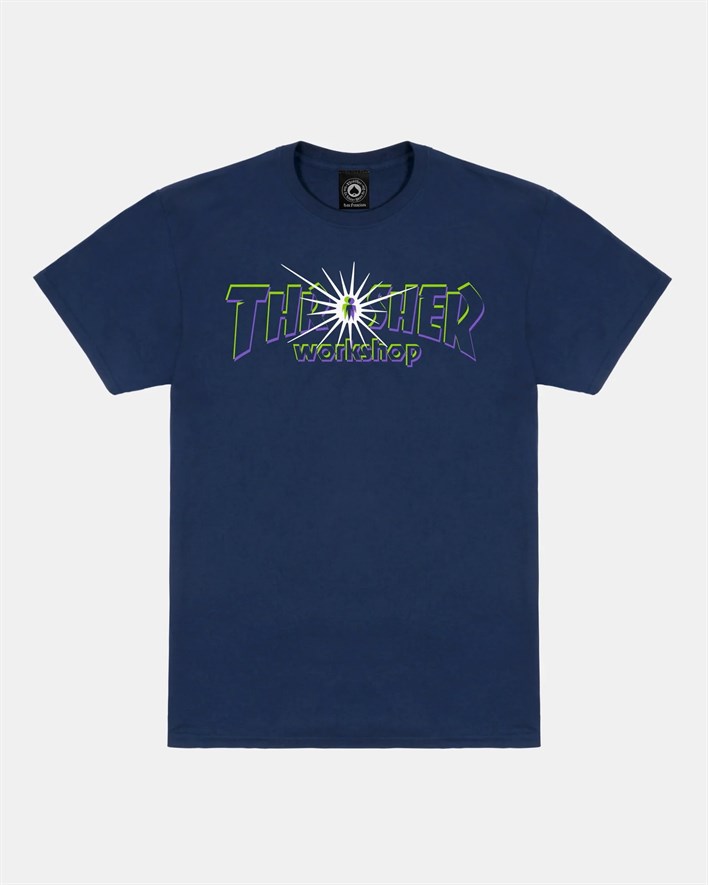 Футболка THRASHER X AWS - NOVA Navy