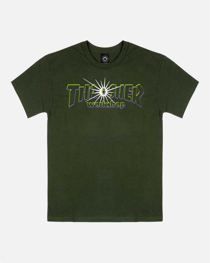 Футболка THRASHER X AWS - NOVA Green
