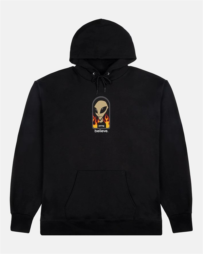Худи THRASHER X AWS - BELIEVE Black
