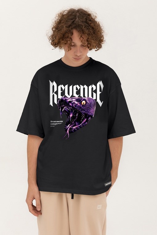 Футболка КУЛЬТУРА oversize "Revenge", черный