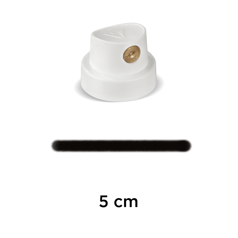 cap Outline Special Soft 9008 белый с золотой вставкой 5см