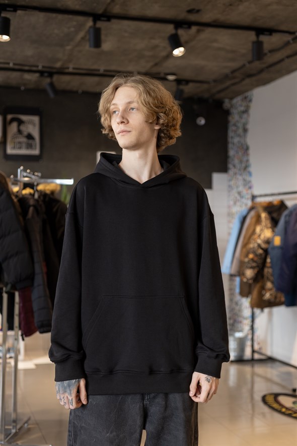Худи БОРДШОП#1 oversize basic черный