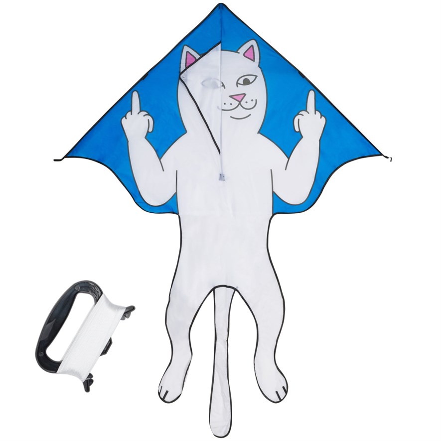 Змей Воздушный RIPNDIP Lord Nermal Toy Kite Blue