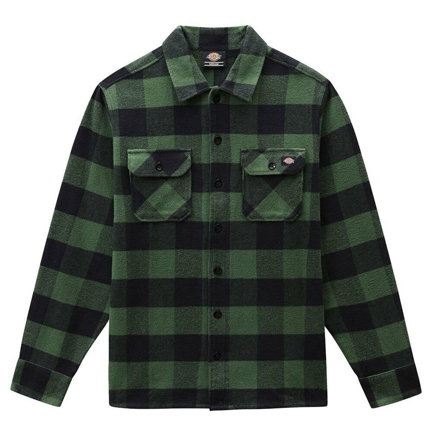 Рубашка Dickies SACRAMENTO Green Plaid