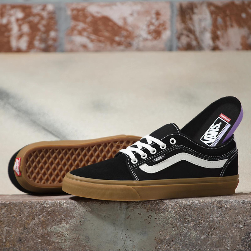 Кеды VANSMN CHUKKA LOW SIDEST Black/Gum VA5KQZB9M