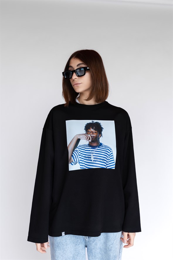 Лонгслив Бордшоп#1 Playboi Carti черный