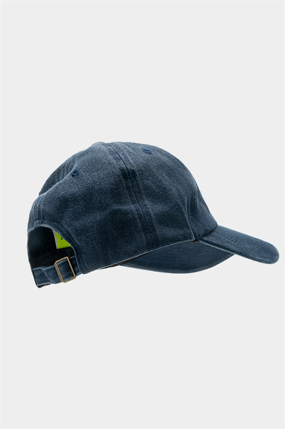 Кепка КУЛЬТУРА "Logo K", garment - dyed, синий
