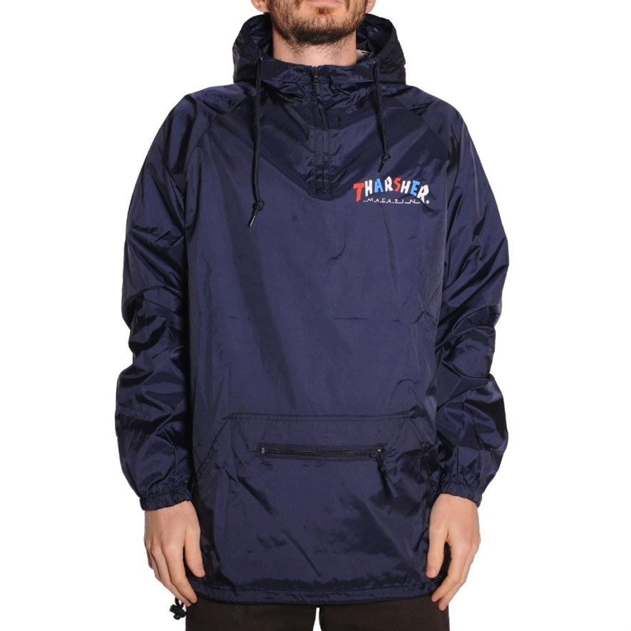 Анорак Thrasher KNOCK-OFF PULLOVER ANORAK NAVY