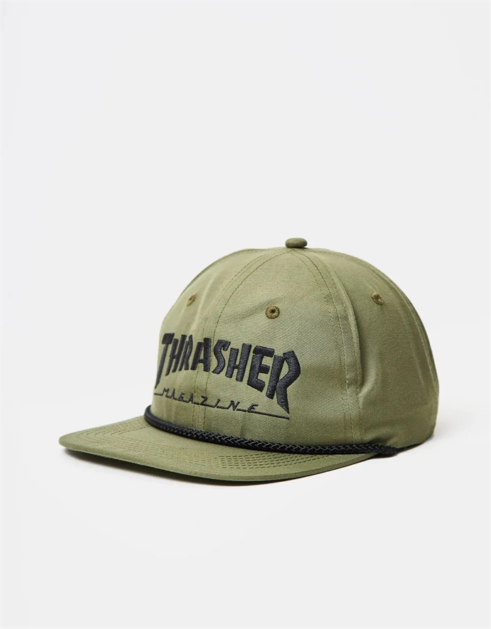 Кепка Thrasher THRASHER ROPE olive/black