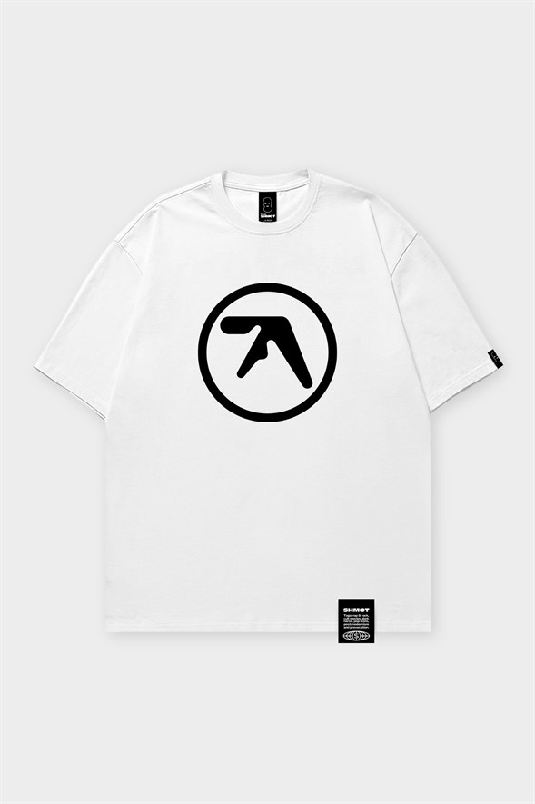 Футболка SHMOT "APHEX TWIN", MONO белый
