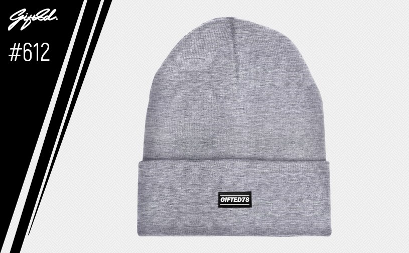 Шапка "GIFTED" knitfleece17/612 светло-серый