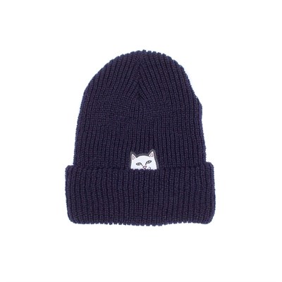 Шапка RIPNDIP Lord Nermal Rib Beanie Navy