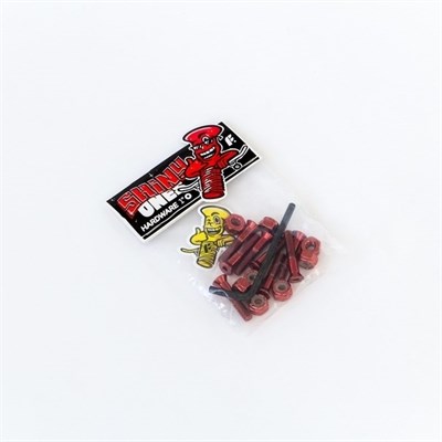 Комплект винтов Footwork SHINY RED шестигранник, с ключом
