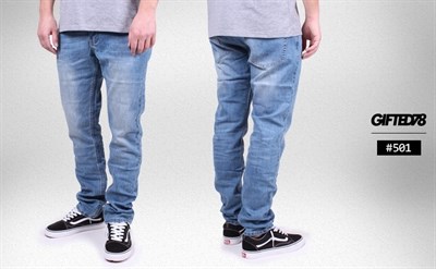 Джинсы "GIFTED" ss19/501 синий
