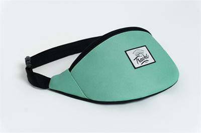 Travel поясная сумка logo cream green