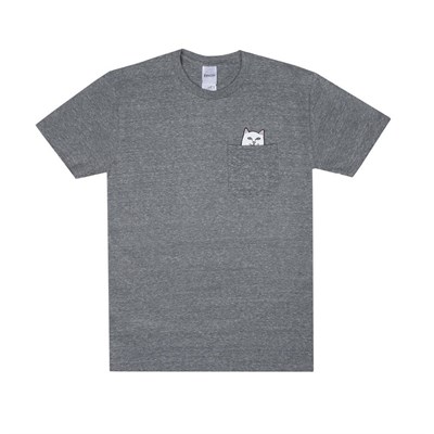 Футболка Ripndip Lord Nermal Pocket Tee Heather Grey