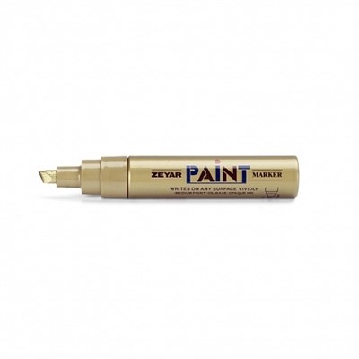 Zeyar Paint Маркер 8,5 мм белый скошенное перо
