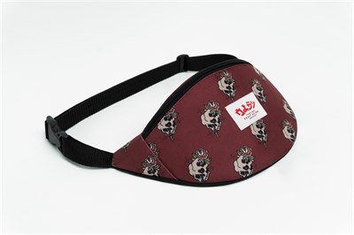 Oldy поясная сумка skull rose brown