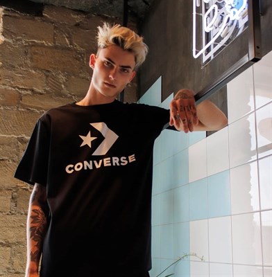 Футболка CONVERSE STAR CHEVRON TEE Black