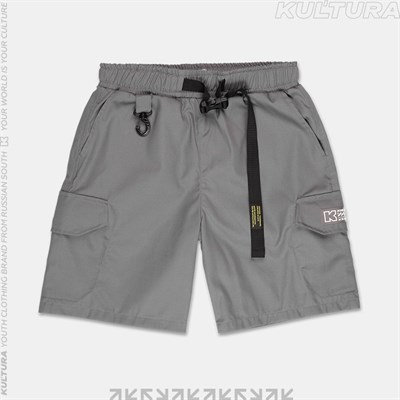 Шорты карго  КУЛЬТУРА "Oversize", серый