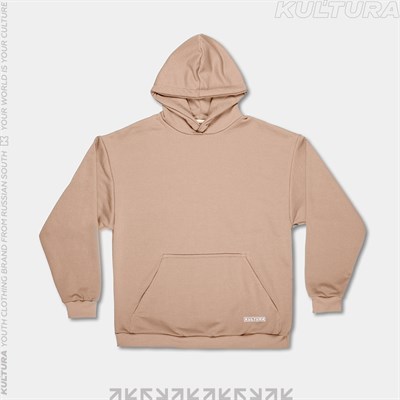 Худи КУЛЬТУРА oversize  "basic", какао