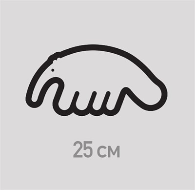 Наклейка ANTEATER Sticker-Mini-Logo-Black