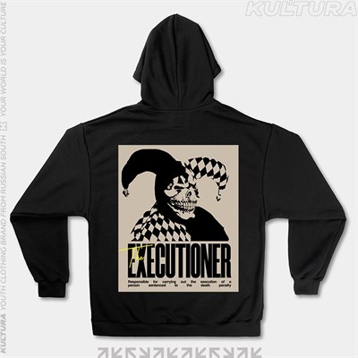 Худи КУЛЬТУРА oversize  "EXECUTIONER", черный