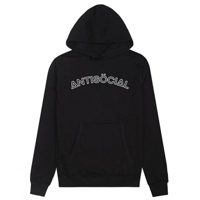 Худи ANTISOCIAL черное Logo 2.0